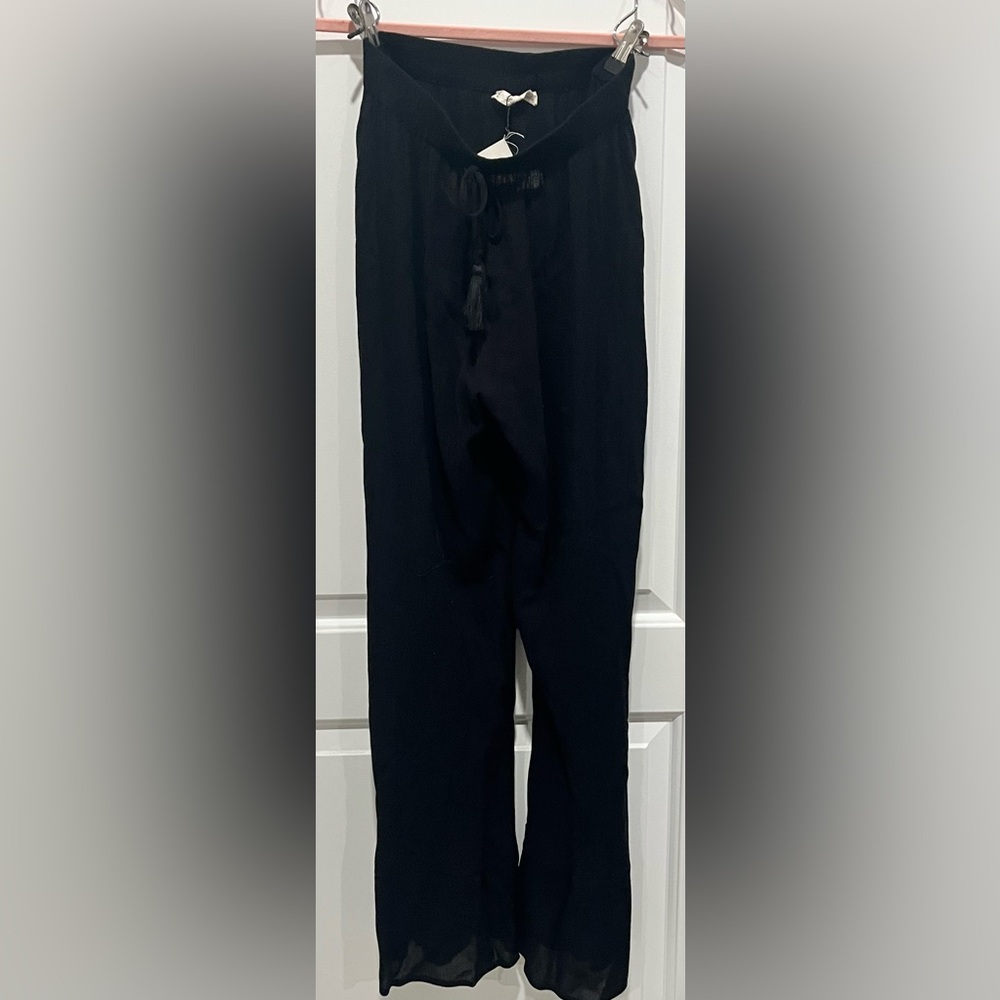 Womens Black Beach Pants